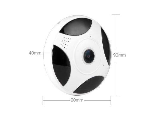 960P wireless mobile phone remote 360 degree panoramic VR webcam